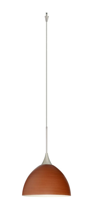 Besa XP-4679CH-SN Pendant, Satin Nickel