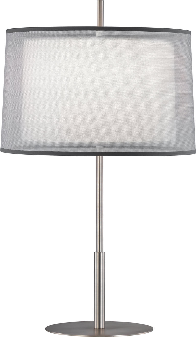 Robert Abbey S2190 One Light Table Lamp, Stainless Steel