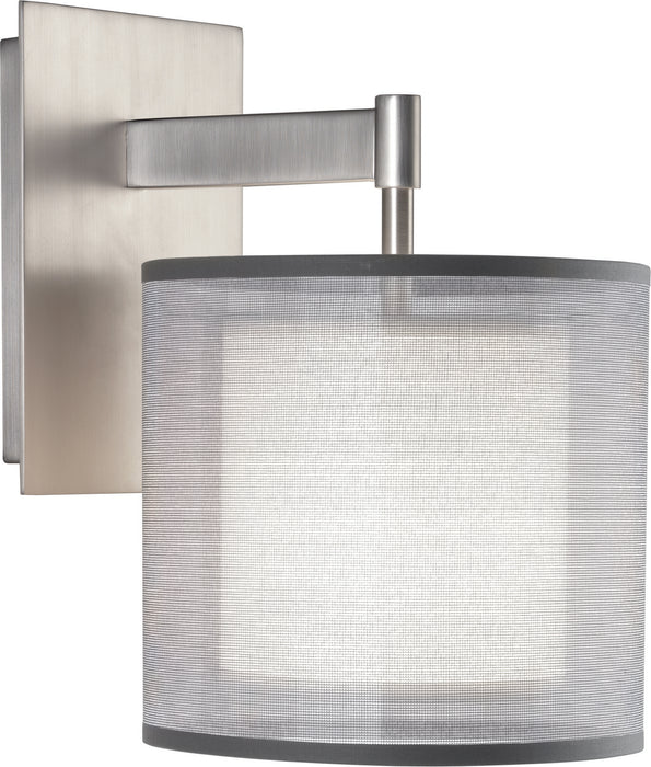 Robert Abbey S2192 One Light Wall Sconce, Stainless Steel