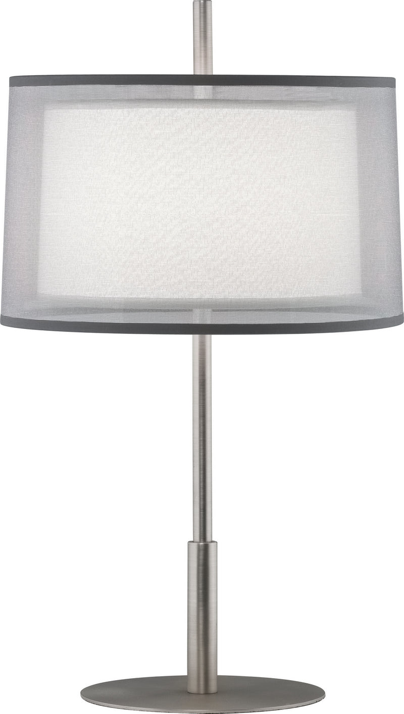 Robert Abbey S2194 One Light Accent Lamp, Stainless Steel