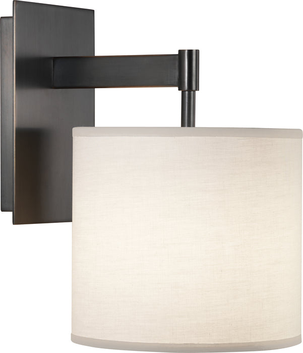 Robert Abbey Z2172 One Light Wall Sconce, Deep Patina Bronze