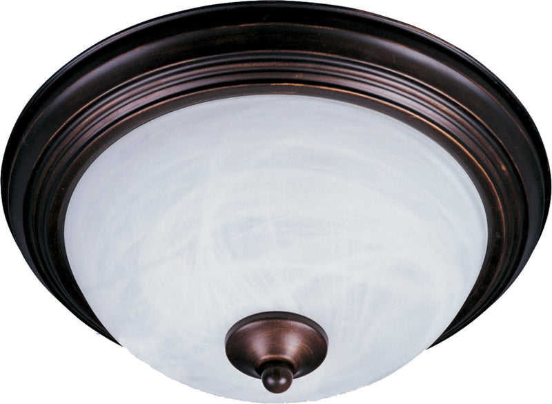 Maxim 5849MROI Two Light Flush Mount, Oil Rubbed Bronze