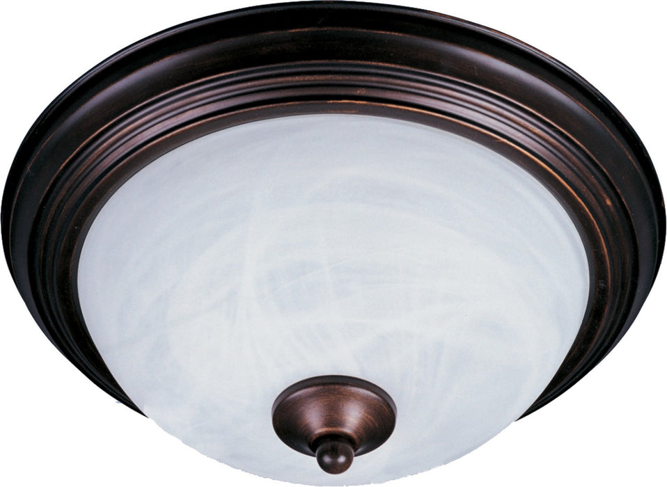 Maxim 5849MROI Two Light Flush Mount, Oil Rubbed Bronze