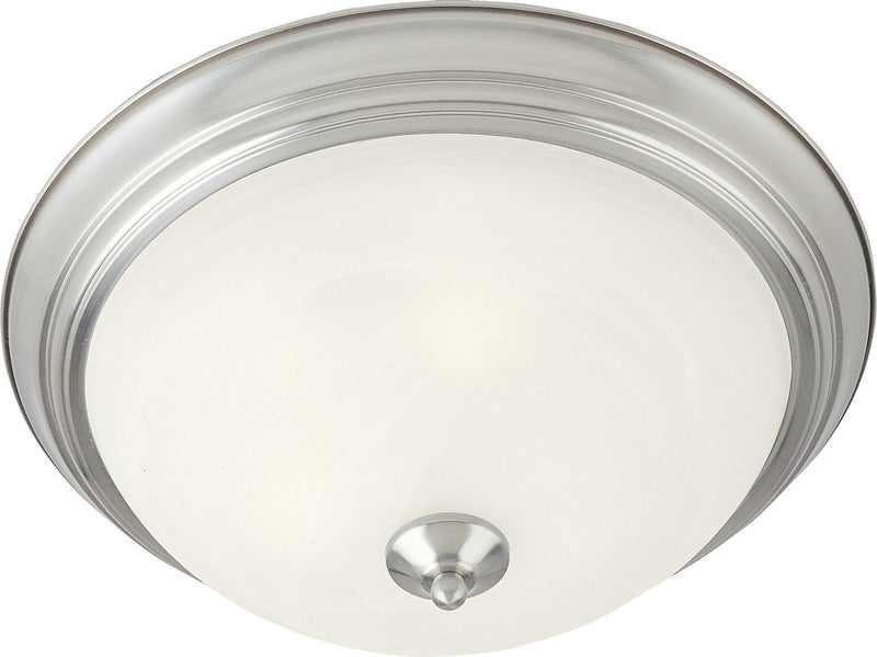 Maxim 5849MRSN Two Light Flush Mount, Satin Nickel