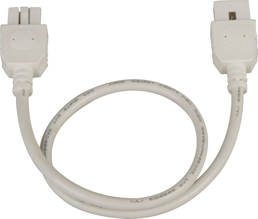 Maxim 87877WT 18" Connector Cord, White