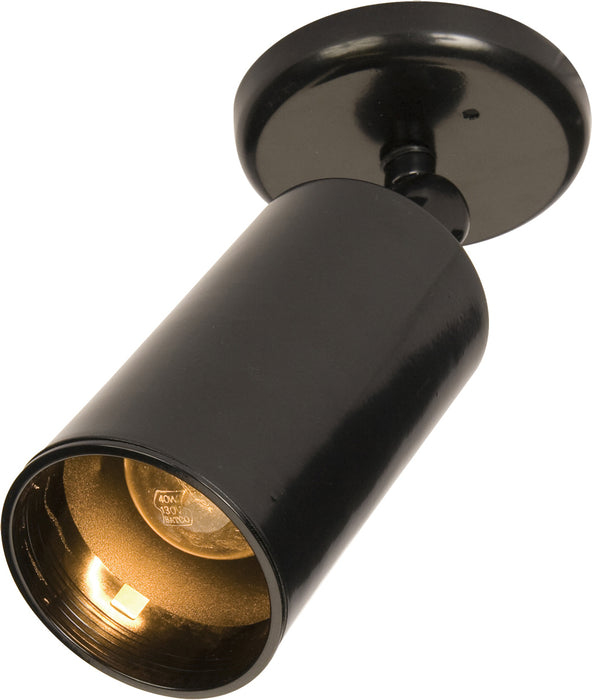 Maxim 92010BK One Light Flush Mount, Black