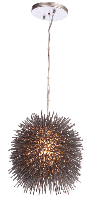 Varaluz 169M01CH One Light Mini Pendant, Painted Chrome