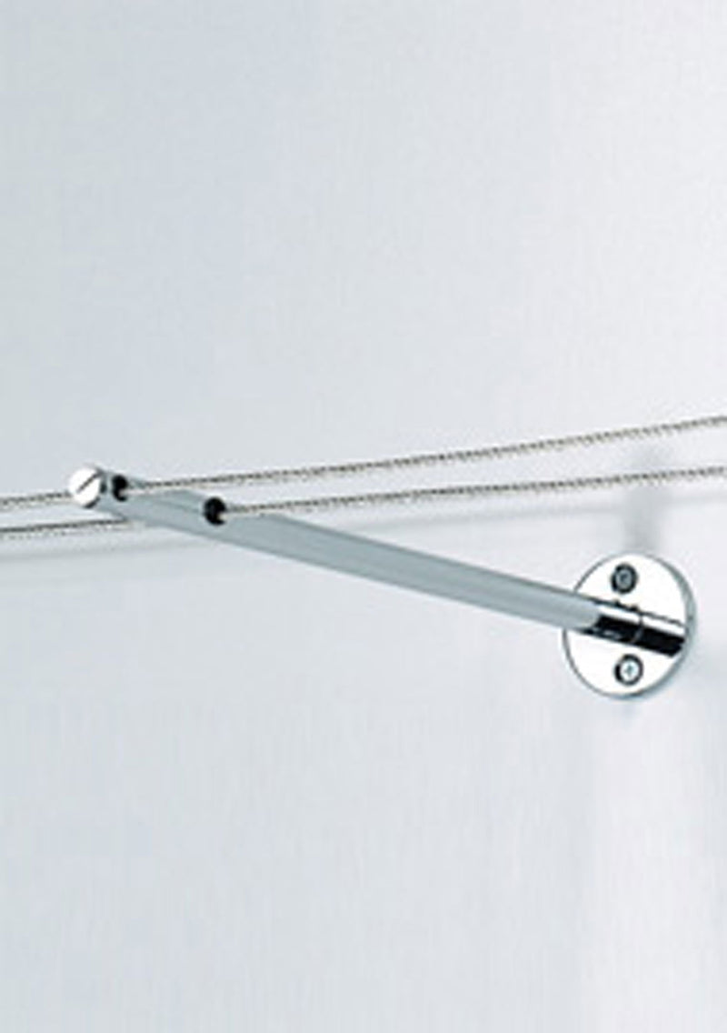 Visual Comfort Architectural 700KWSO1202S Outside Rigger, Satin Nickel