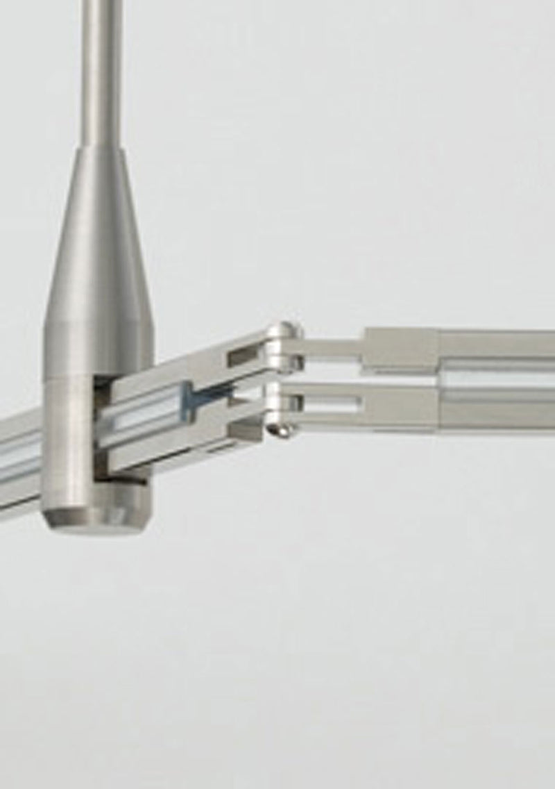 Visual Comfort Architectural 700MOCFXHS Monorail Flexible Connectors, Satin Nickel