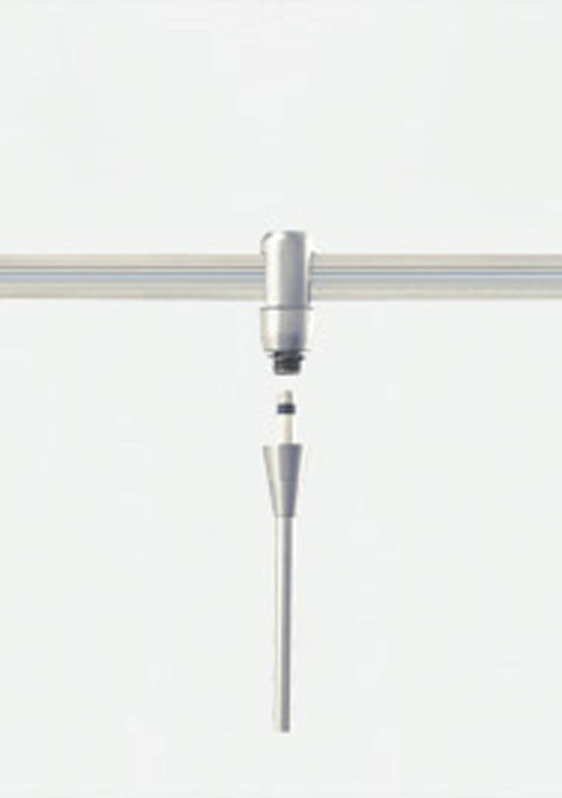 Visual Comfort Architectural 700MOCHEDS Monorail Freejack Connector, Satin Nickel