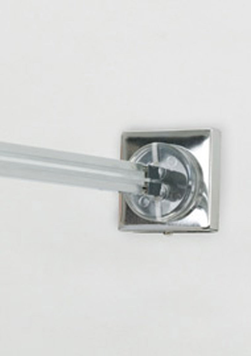 Visual Comfort Architectural 700MOP2CDS MonoRail 2" Square Direct-End Power Feed, Satin Nickel