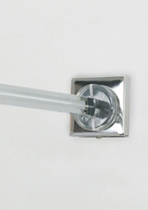 Visual Comfort Architectural 700MOP2CDS MonoRail 2" Square Direct-End Power Feed, Satin Nickel