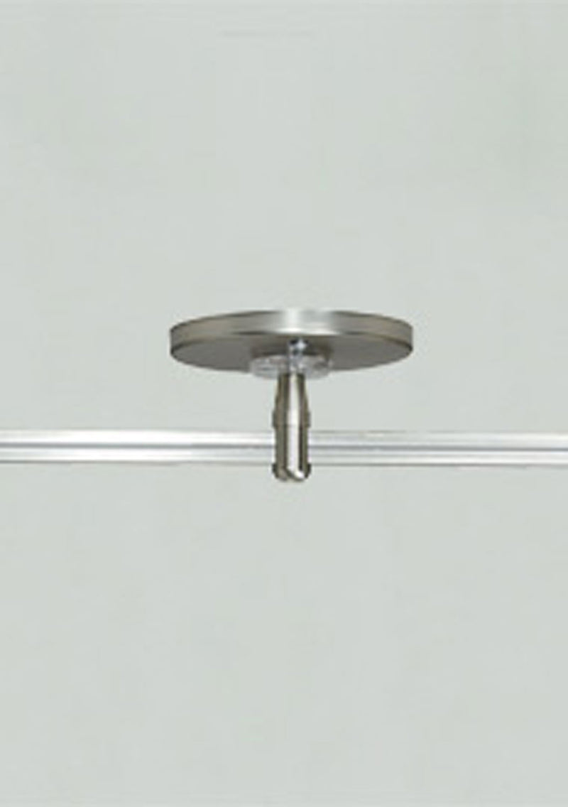 Visual Comfort Architectural 700MOP4C02S MonoRail 4" Round Power Feed Canopy Single-Feed, Satin Nickel