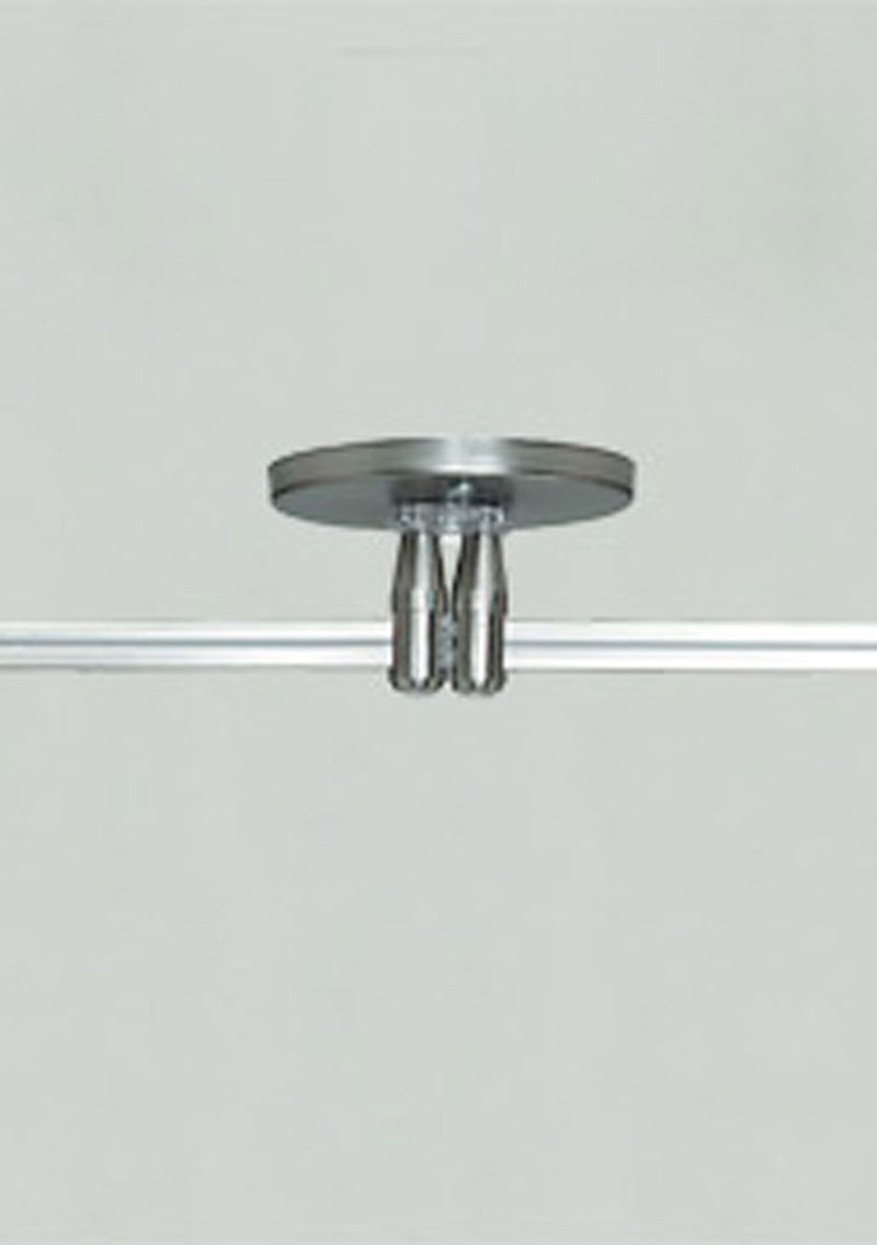 Visual Comfort Architectural 700MOP4C402Z MonoRail 4" Round Power Feed Canopy Dual-Feed, Antique Bronze