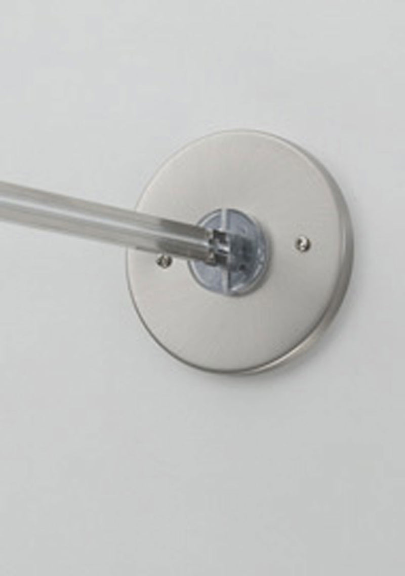 Visual Comfort Architectural 700MOP4CDS MonoRail 4" Round Direct-End Power Feed, Satin Nickel
