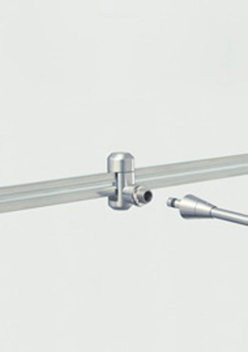 Visual Comfort Architectural 700WMOCHEDS Wall Monorail Freejack Connector, Satin Nickel