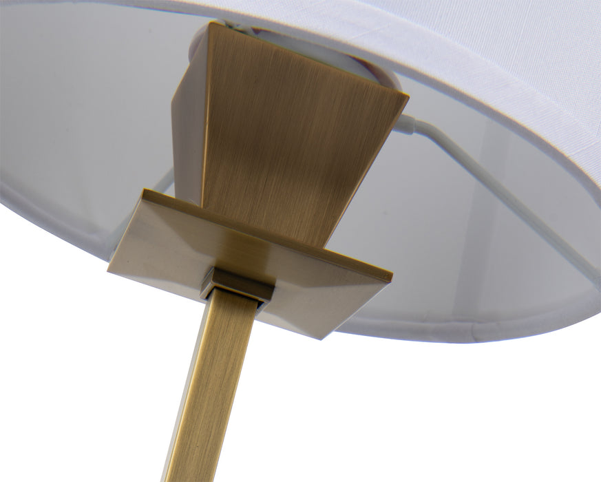 Norwell Lighting 9675-AG-WS One Light Wall Sconce, Aged Brass