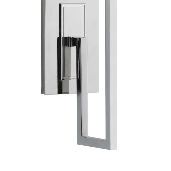Norwell Lighting 9675-PN-WS One Light Wall Sconce, Polished Nickel