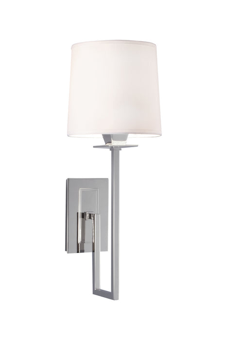 Norwell Lighting 9675-PN-WS One Light Wall Sconce, Polished Nickel