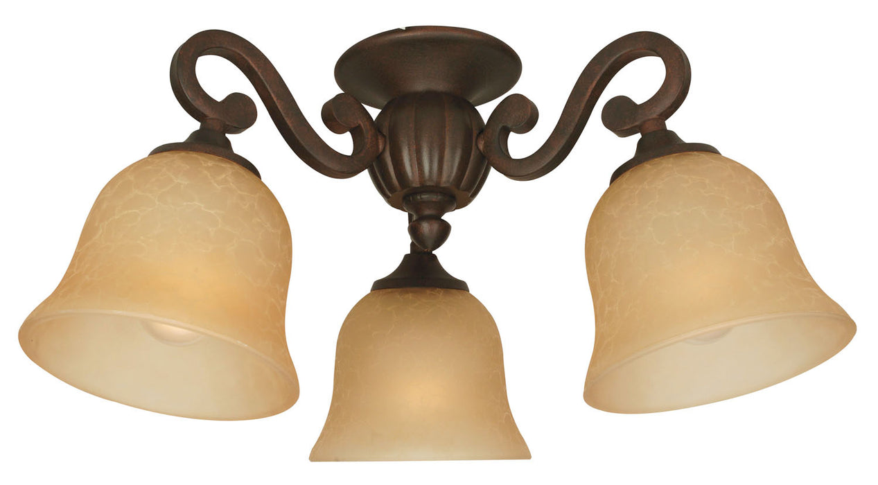 Craftmade LK49-AG-LED LED Fan Light Kit, Aged Bronze Textured