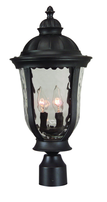 Craftmade Z6025-OBO Three Light Post Mount, Oiled Bronze (Outdoor)
