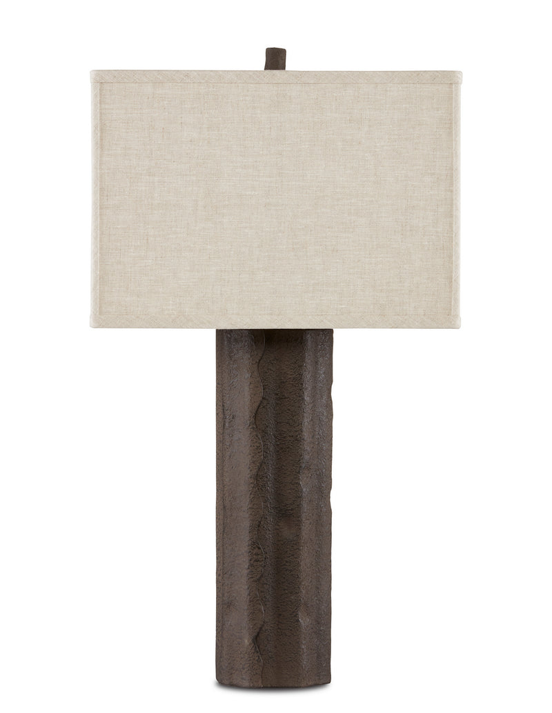 Currey and Company 6868 One Light Table Lamp, MolÃ© Black