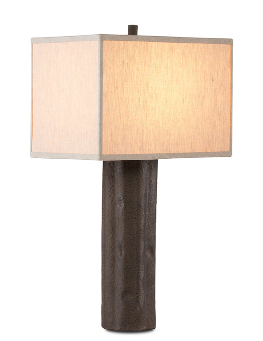 Currey and Company 6868 One Light Table Lamp, MolÃ© Black