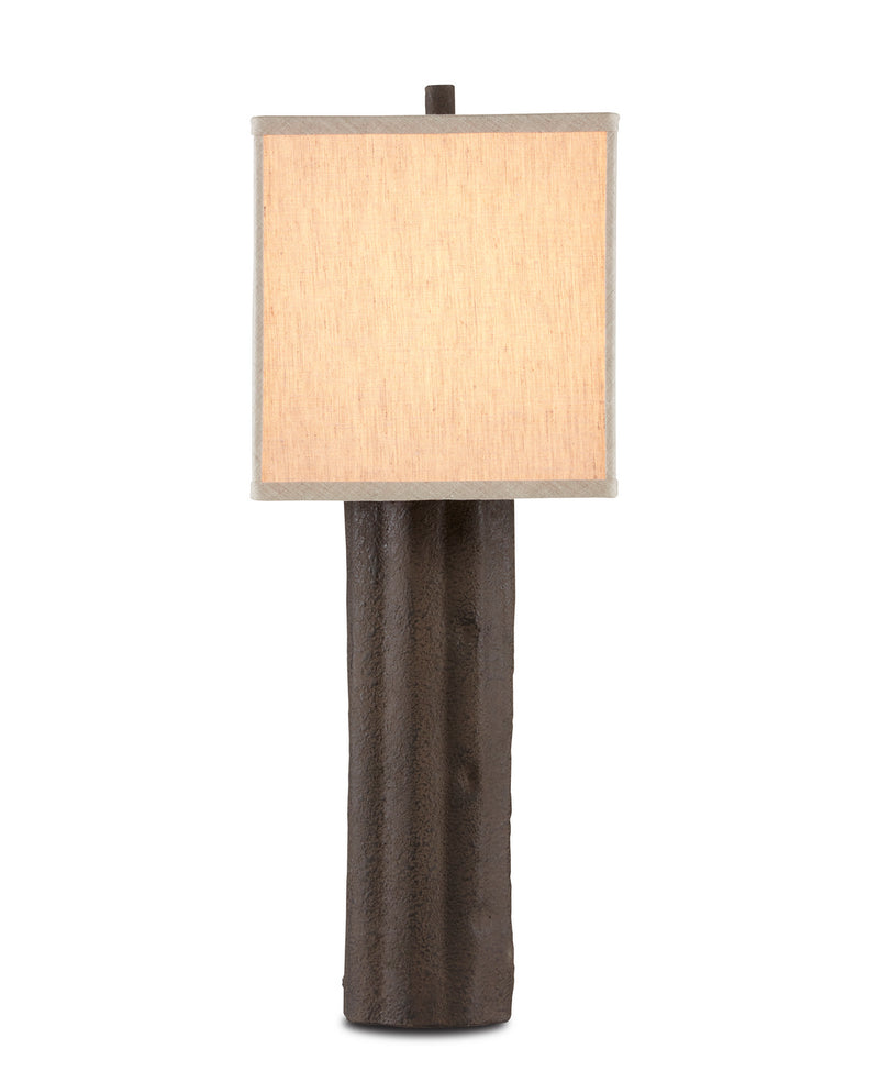 Currey and Company 6868 One Light Table Lamp, MolÃ© Black