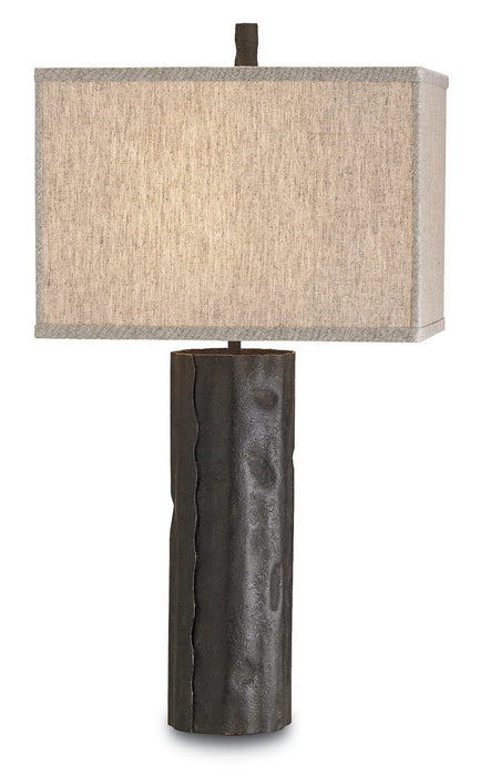 Currey and Company 6868 One Light Table Lamp, MolÃ© Black