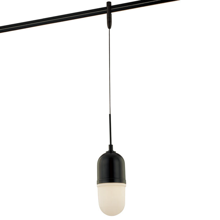 George Kovacs GKTH0445-66C One Light Pendant Head, Black Gloss