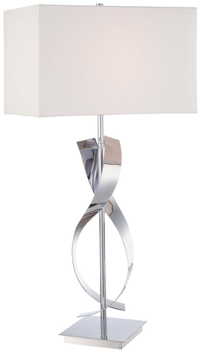 George Kovacs P723-077 LED Table Lamp, Chrome