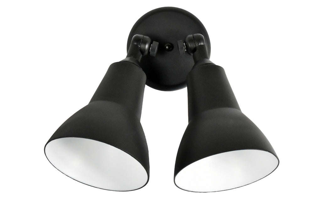 Maxim 92008BK Two Light Outdoor Wall Lantern, Black