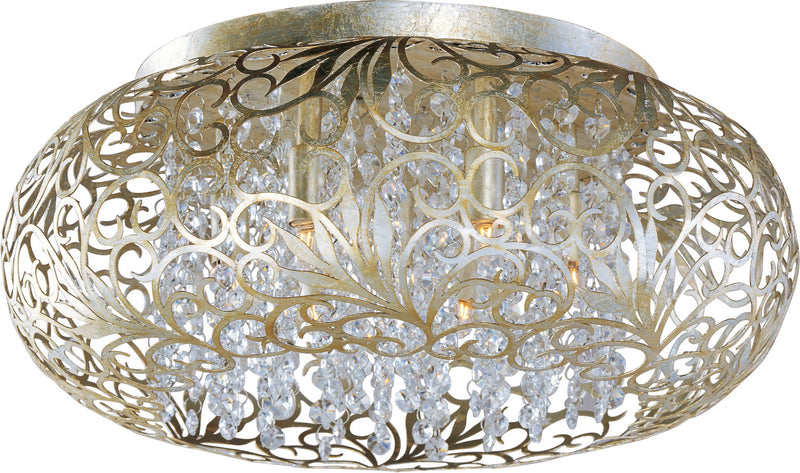 Maxim 24150BCGS LED Flush Mount, Golden Silver