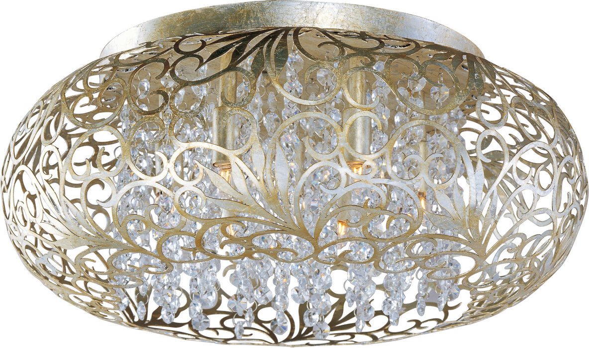 Maxim 24150BCGS LED Flush Mount, Golden Silver