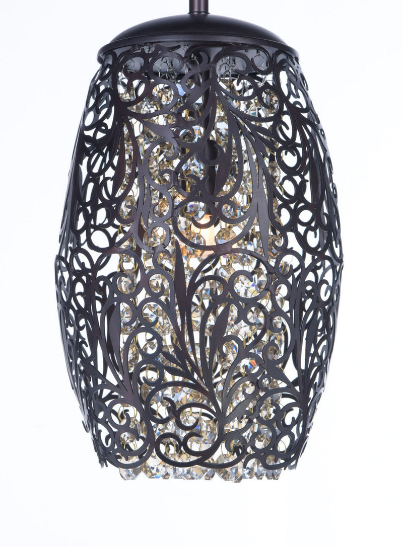Maxim 24153BCGS One Light Mini Pendant, Golden Silver