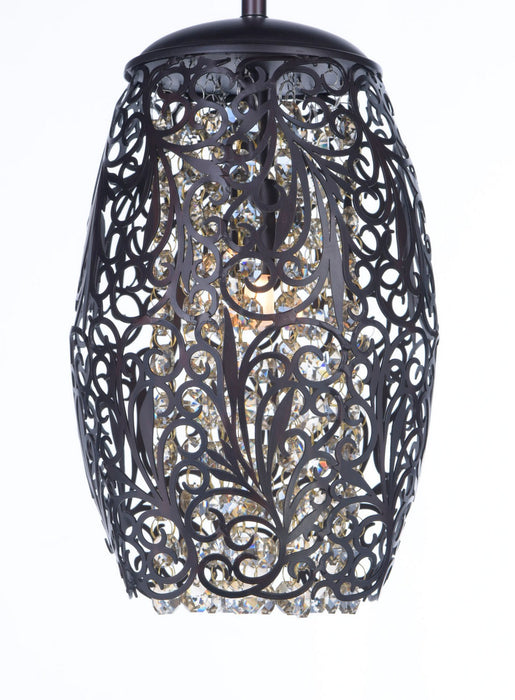 Maxim 24153BCGS One Light Mini Pendant, Golden Silver