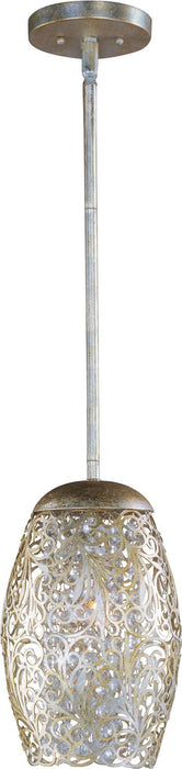 Maxim 24153BCGS One Light Mini Pendant, Golden Silver