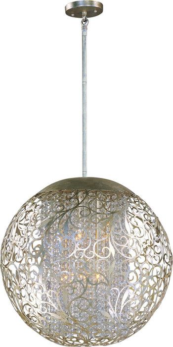 Maxim 24156BCGS Nine Light Pendant, Golden Silver