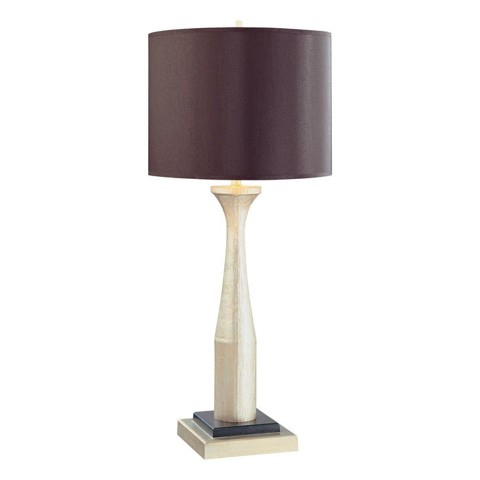 Minka-Lavery 10207-0 One Light Table Lamp, Antique Silver