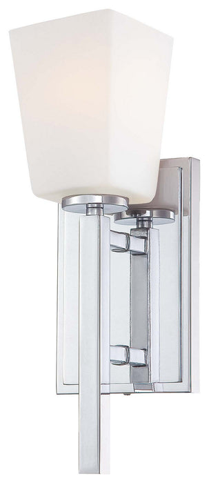 Minka-Lavery 6540-77 One Light Wall Sconce, Chrome
