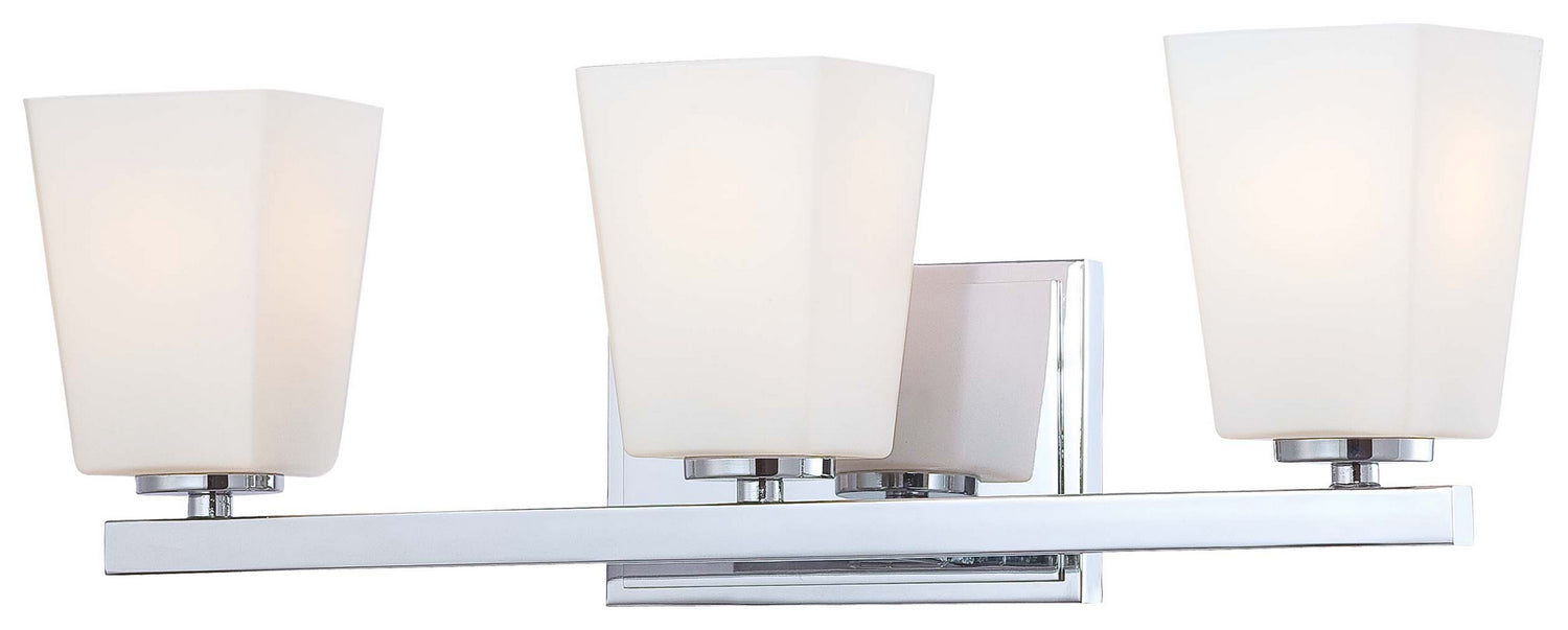 Minka-Lavery 6543-77 Three Light Bath, Chrome