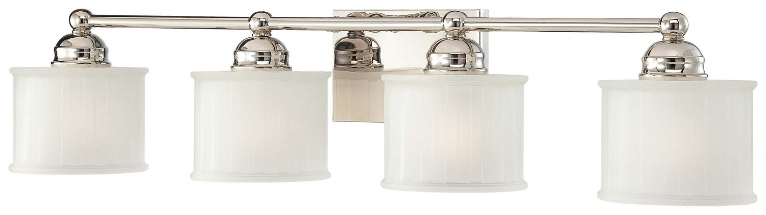 Minka-Lavery 6734-1-613 Four Light Bath, Polished Nickel