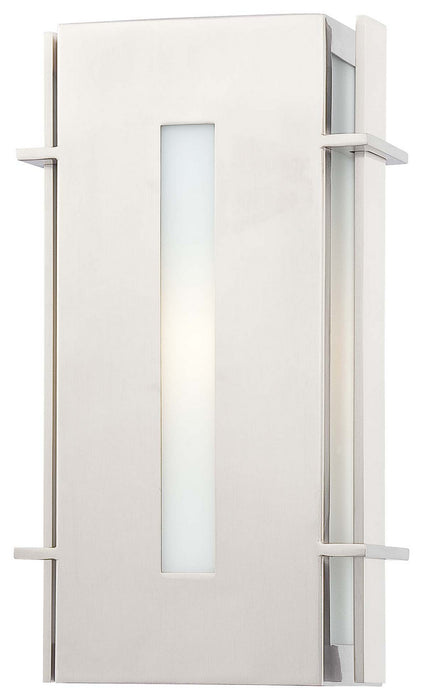 Minka-Lavery 72121-144-PL One Light Pocket Lantern, Brushed Stainless Steel
