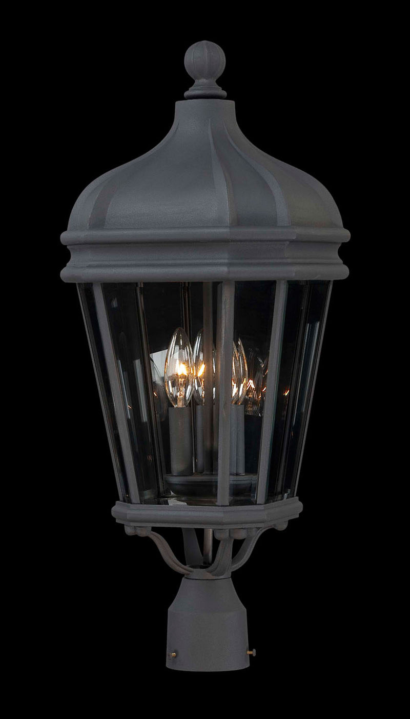 Minka-Lavery 8696-66 Three Light Post Mount, Coal
