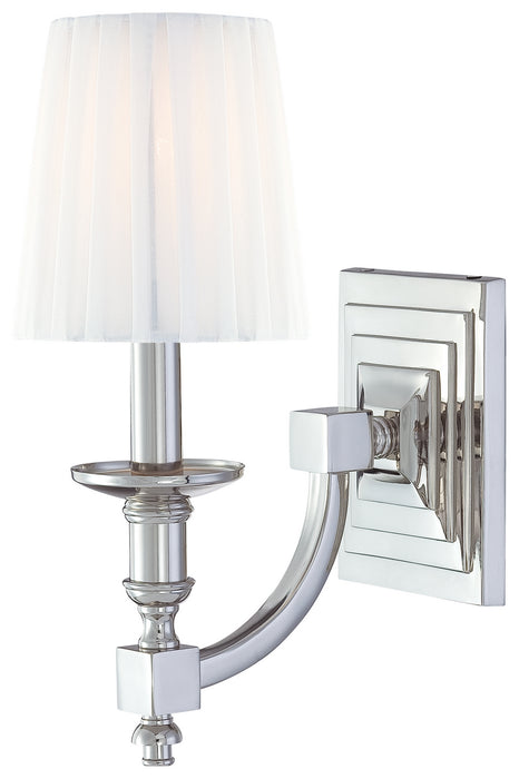 Metropolitan N2641-613 One Light Wall Sconce, Polished Nickel