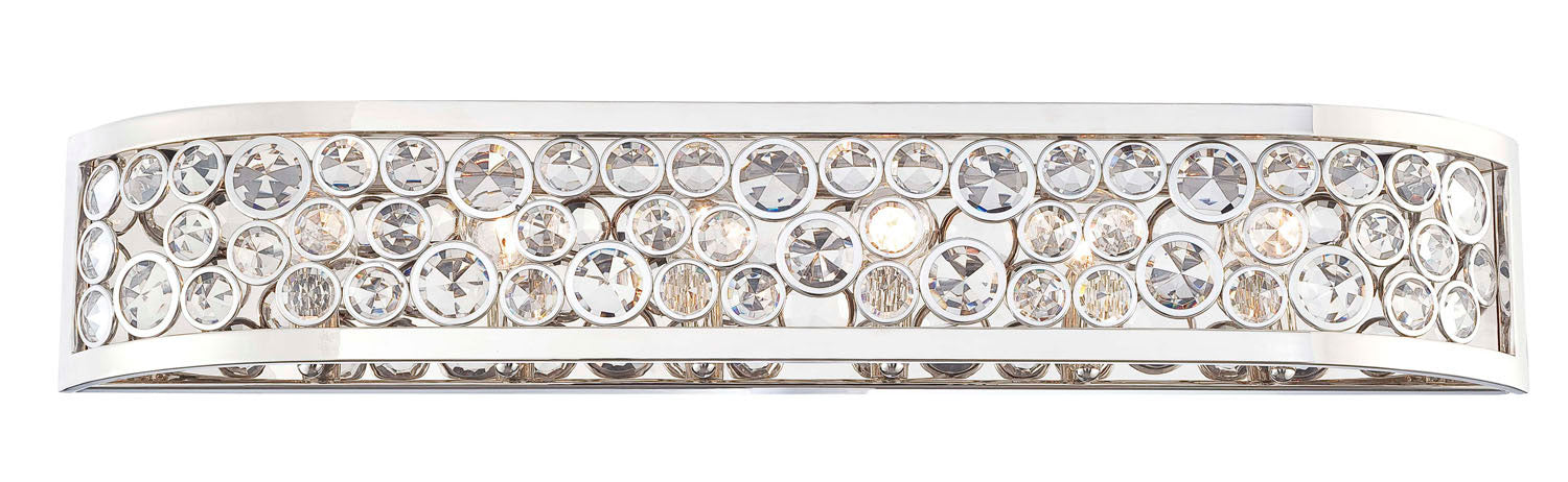 Metropolitan N2756-613 Six Light Bath, Polished Nickel