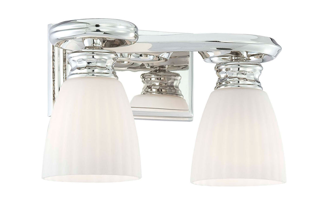 Metropolitan N2802-613 Two Light Bath, Polished Nickel