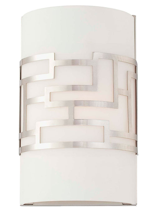 George Kovacs P195-084 One Light Wall Sconce, Brushed Nickel