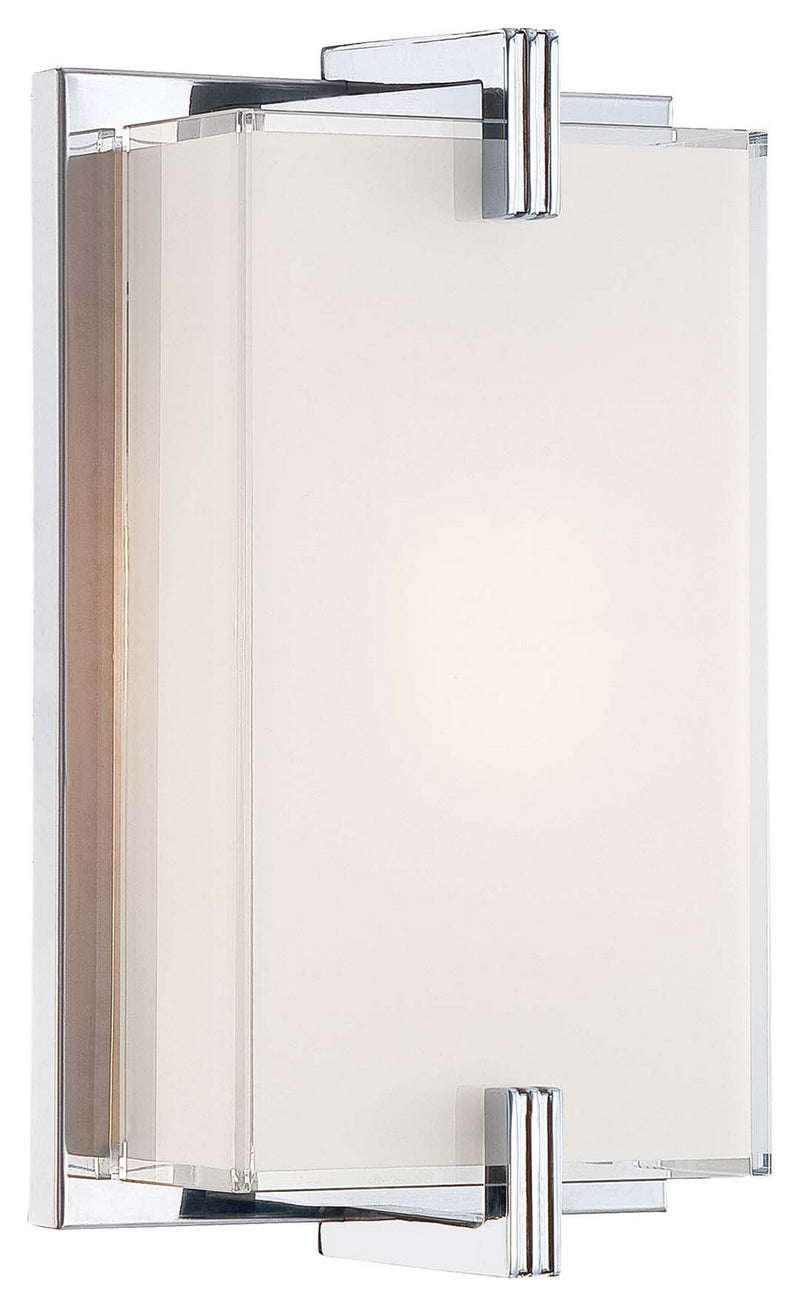 George Kovacs P5210-077 One Light Wall Sconce, Chrome