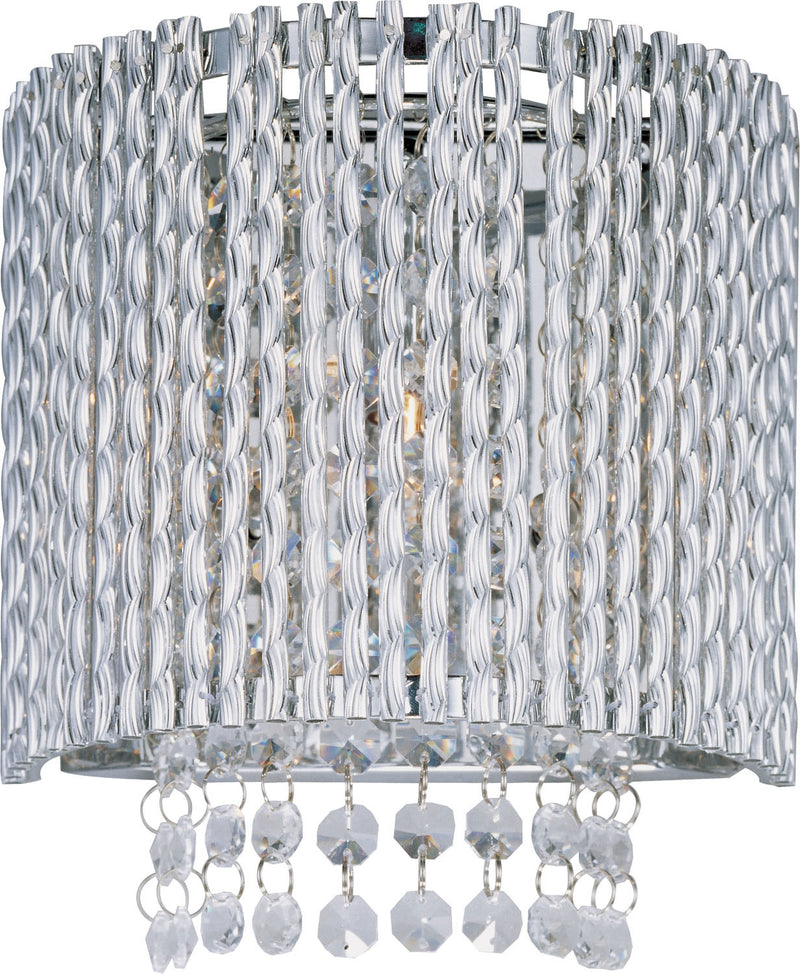 ET2 E23130-10PC One Light Wall Sconce, Polished Chrome